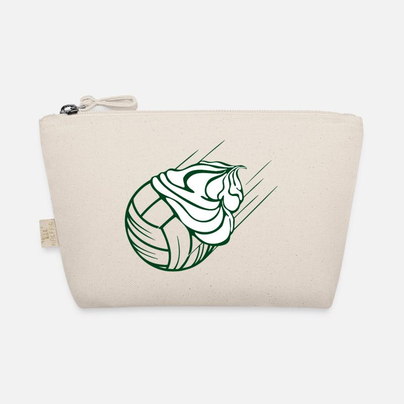 Équipe de volley-ball à la crème fouettée Trousse biologique
