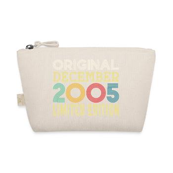 20 Ans 20e Anniversaire Cadeau Né en Décembre 2005 - Trousse biologique - nature - Devant