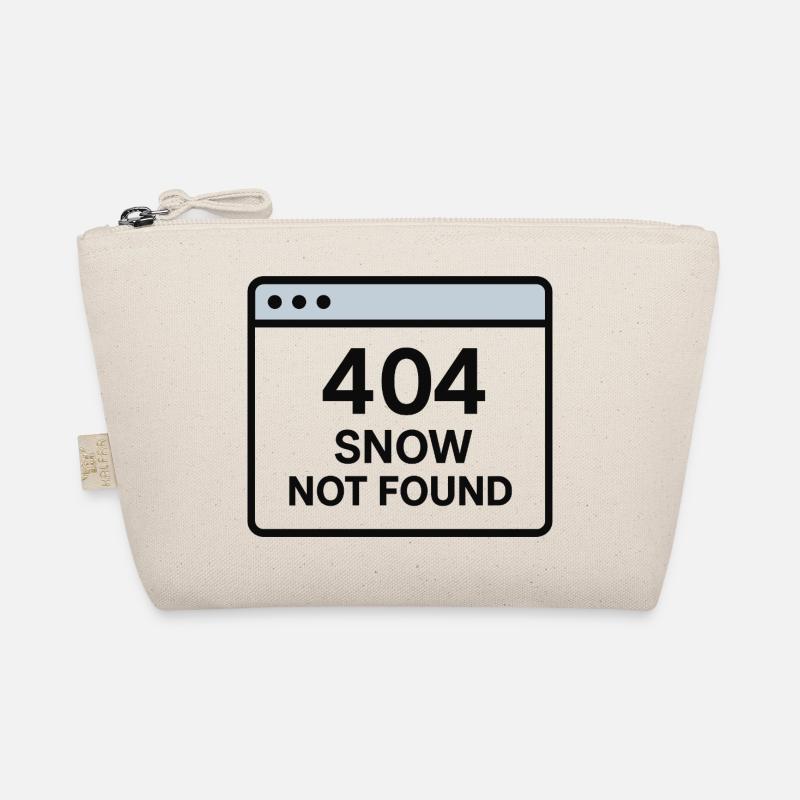 404 Schnee Nicht Gefunden Bio-Täschchen