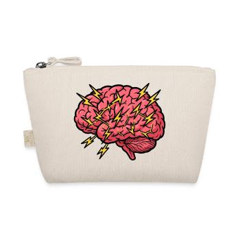 Blitzbrain Pop Art - Organic Pouch - nature - Front
