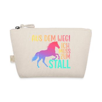 Out of the Way I Have to Ride to the Stable Rider - Organic Pouch - nature - Front