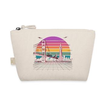 Regenbogenbrücke Neon Skyline san francisco - Bio-Täschchen - Natur - Vorne