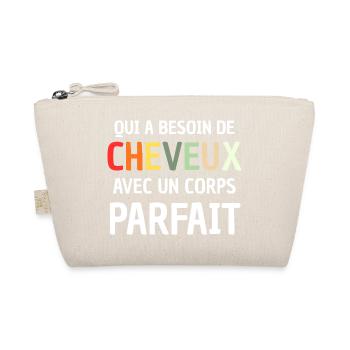 Man Humour Bald Gift Man Humour Joke Baldness - Trousse biologique - nature - Devant