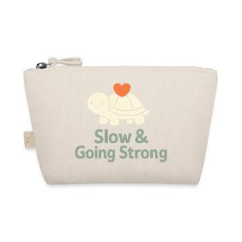 Gentle parenting identity, slow - Organic Pouch - nature - Front