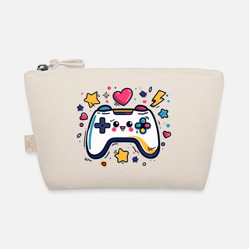 Colorful controller charm Organic Pouch