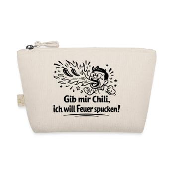 Fire Spitting Eating Chili - Organic Pouch - nature - Front