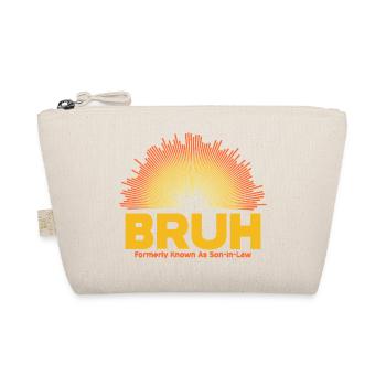 Bruh Sunburst Logo – Schwiegersohn - Bio-Täschchen - Natur - Vorne