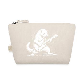 Ferret avec guitare de style rock - Trousse biologique - nature - Devant