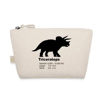 Triceratops Steckbrief – Dino Fakten - Bio-Täschchen - Natur - Vorne