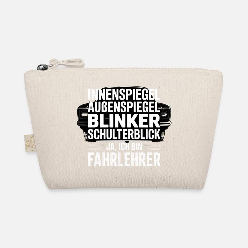 Fahrlehrer Spruch Schulterblick Bio-Täschchen