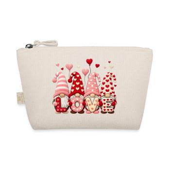 Motif de cœur de gnome de la Saint-Valentin avec amour - Trousse biologique - nature - Devant
