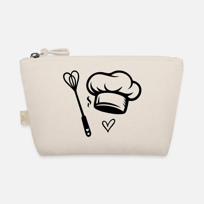 Chef's Hat & Heart Whisk - Cooking with Love Organic Pouch