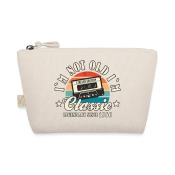 60th Birthday 2026"I ́m not old I ́m Classic" - Organic Pouch - nature - Front