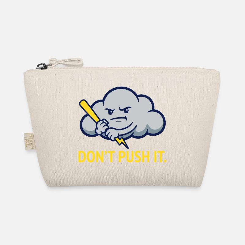 Die Warnung vor grummeligen Sturmwolken Bio-Täschchen