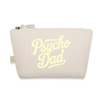 Psycho Dad Vintage Script - Organic Pouch - nature - Front