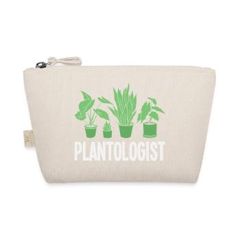Plantologist Funny Plant Lover Flower - Organic Pouch - nature - Front