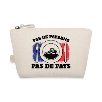 French farmer Agriculture France - Organic Pouch - nature - Front