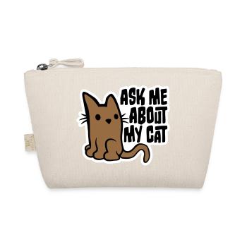 Demandez-moi pour mon chat Chat Amour des animaux Animaux - Trousse biologique - nature - Devant