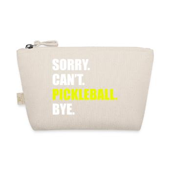 Sorry can't pickleball bye Pickleball Spieler - Bio-Täschchen - Natur - Vorne