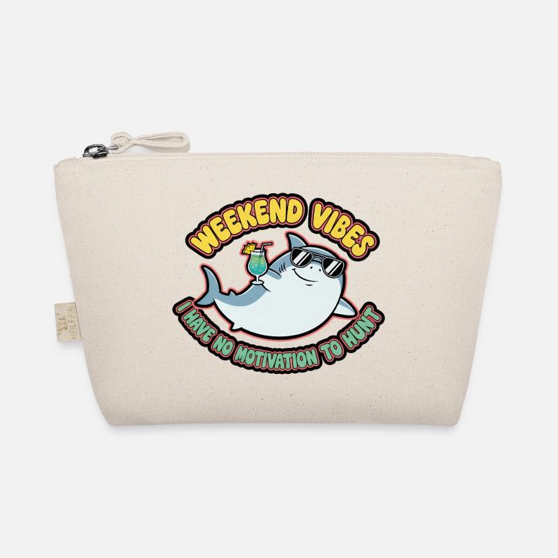 Weekend Vibes Shark Cocktail Tee Bio-Täschchen