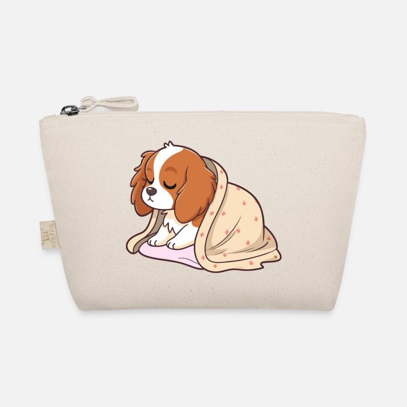 Schläferwelpe unter Decke Bio-Täschchen