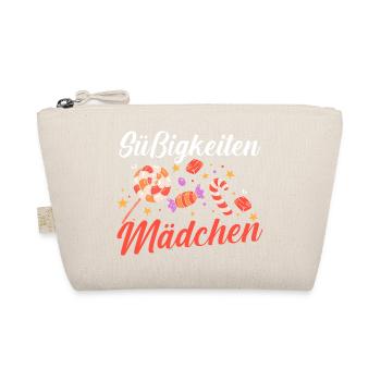 Süschigkeiten Naschkatze Süßes Mädchen - Bio-Täschchen - Natur - Vorne
