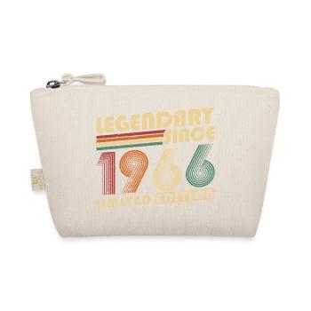 Legendary Since 1966 Vintage Vintage Birthday - Organic Pouch - nature - Front
