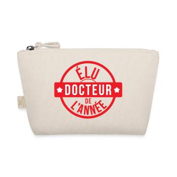 Élu docteur de l'année tampon rouge - Trousse biologique - nature - Devant