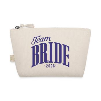 Team Braut JGA Junggesellinnenabschied 2026  - Bio-Täschchen - Natur - Vorne