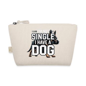 I'm Not Single – I Have a Dog - Bio-Täschchen - Natur - Vorne
