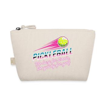 Joueur de pickleball trop paresseux pour le tennis pickleball - Trousse biologique - nature - Devant
