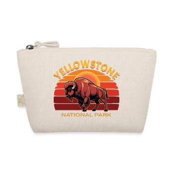 Yellowstone National Park Buffalo Bison - Organic Pouch - nature - Front