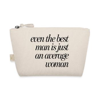 best-man-average-woman - Bio-Täschchen - Natur - Vorne