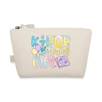 K-Pop Birthday Girl - Bio-Täschchen - Natur - Vorne