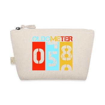 Oldometer 58 Retro Vintage Birthday Level Up - Organic Pouch - nature - Front