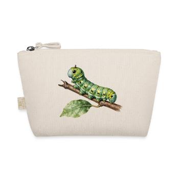 Papilio Caterpillar Swallowtail on Branch - Organic Pouch - nature - Front