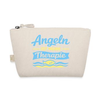 Angeln ist meine Therapie - Bio-Täschchen - Natur - Vorne