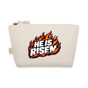 Il est Ressuscité Flammes Vintage - Trousse biologique - nature - Devant