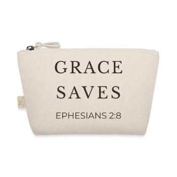 ARRÊTS GRACE | Éphésiens 2 verset 8 | Christian - Trousse biologique - nature - Devant