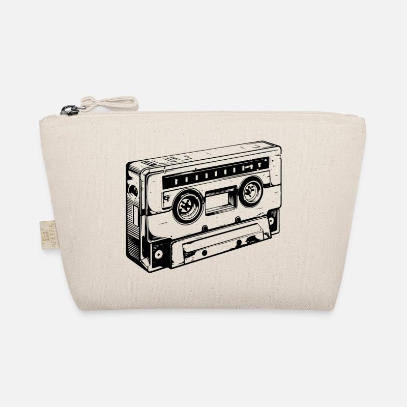 Retro Cassette Organic Pouch