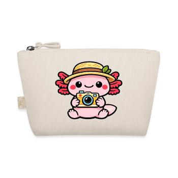 Caméra Axolotl Kawaii Magie du Chapeau de Paille - Trousse biologique - nature - Devant