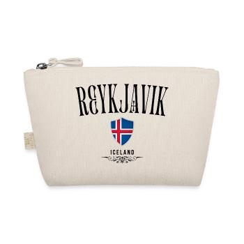 Souvenir Reykjavik, elegant design Reykjavik - Organic Pouch - nature - Front