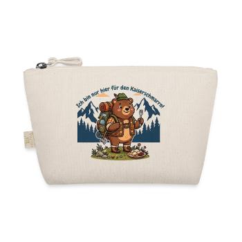 Kaiserschmarrn Wanderbär - Lustiges Wandershirt - Bio-Täschchen - Natur - Vorne