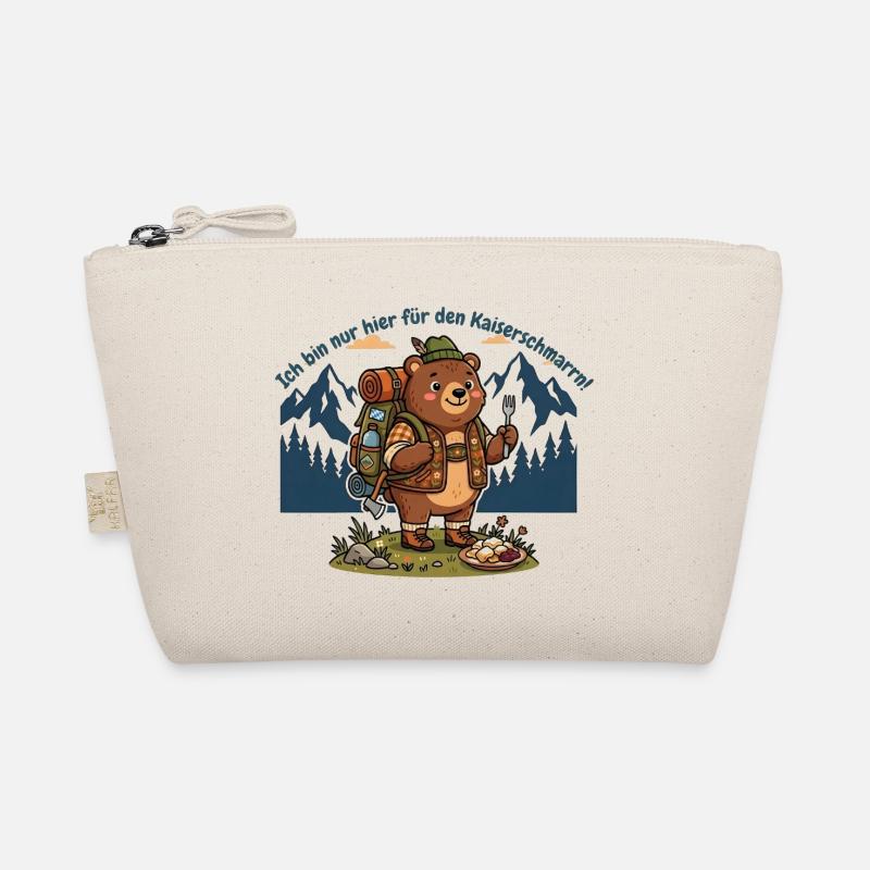 Kaiserschmarrn Wanderbär - Lustiges Wandershirt Bio-Täschchen
