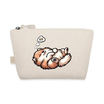Poméranien Poméranien Spitz Chien Miniature Spitz Holder - Trousse biologique - nature - Devant