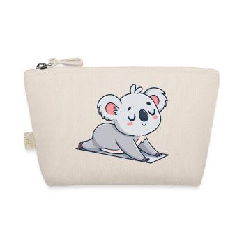 Soft Koala Resting on Carpet - Organic Pouch - nature - Front