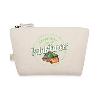 Palak Paneer Vintage Spinat Gericht Retro Design - Bio-Täschchen - Natur - Vorne