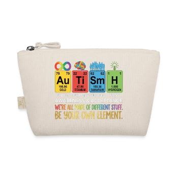 Autism Awareness Chemie Neurodiversität - Bio-Täschchen - Natur - Vorne