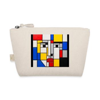 Mosaïque de visages de Mondrian - Trousse biologique - nature - Devant