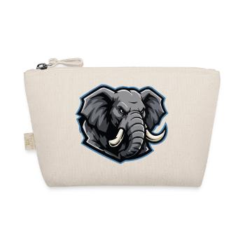 Logo de la mascotte tête d’éléphant - Trousse biologique - nature - Devant